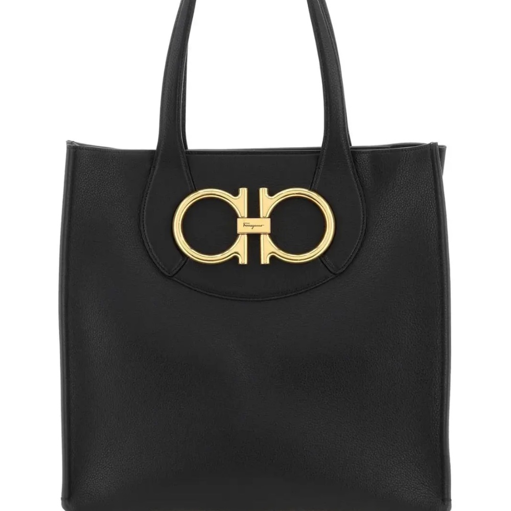 Ferragamo Gancini Maxi Tote